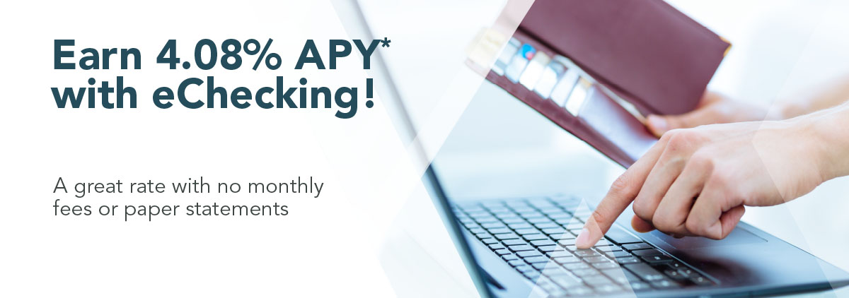 Earn more with our echecking